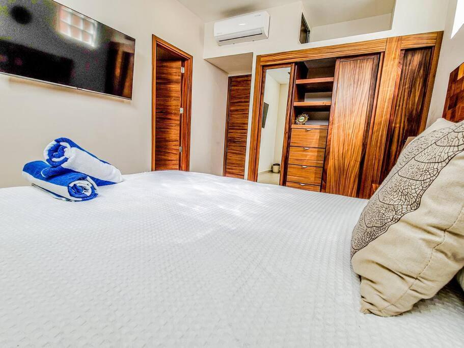 Hermoso Tranquilo Y Acogedor Moderno Apartamento Playa del Carmen